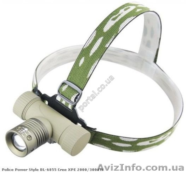 Тактический, налобный, Фонарик, Police. - <ro>Изображение</ro><ru>Изображение</ru> #2, <ru>Объявление</ru> #888162