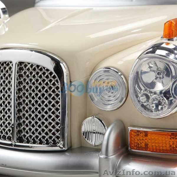 Детский электромобиль Mercedes Benz 128 RETRO. БЕЖЕВЫЙ - <ro>Изображение</ro><ru>Изображение</ru> #4, <ru>Объявление</ru> #995485