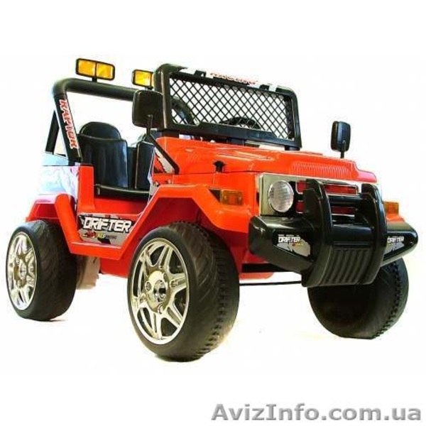 2х местный детский электромобиль джип 618R  - <ro>Изображение</ro><ru>Изображение</ru> #2, <ru>Объявление</ru> #992888