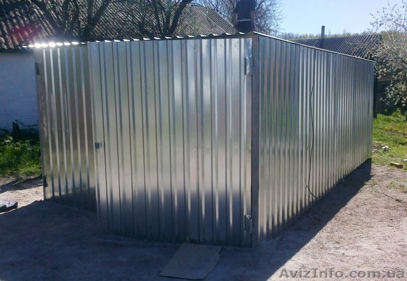 металевий гараж швидкозбірний - <ro>Изображение</ro><ru>Изображение</ru> #3, <ru>Объявление</ru> #1028771
