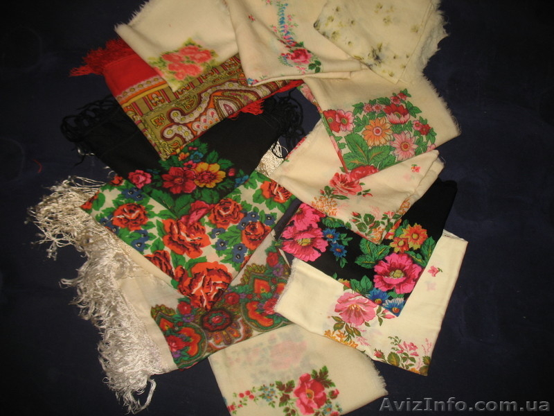 Бабулины платки  времен СССР и до. - <ro>Изображение</ro><ru>Изображение</ru> #3, <ru>Объявление</ru> #1030659