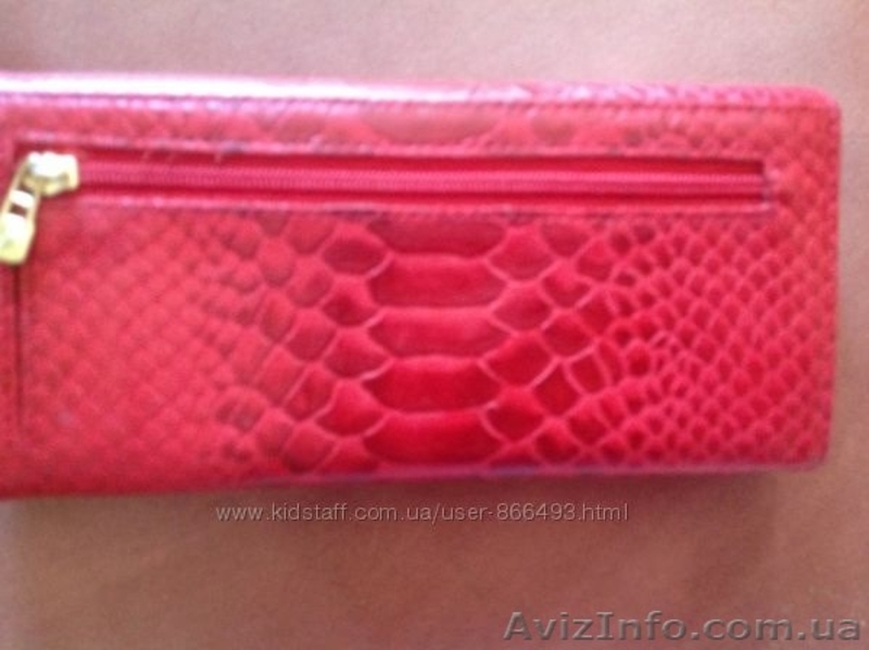 Кошелек safeite красный . Натуральная кожа - <ro>Изображение</ro><ru>Изображение</ru> #2, <ru>Объявление</ru> #1133792