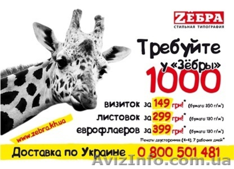 Визитки 1000 штук за 149 грн - <ro>Изображение</ro><ru>Изображение</ru> #1, <ru>Объявление</ru> #1380641