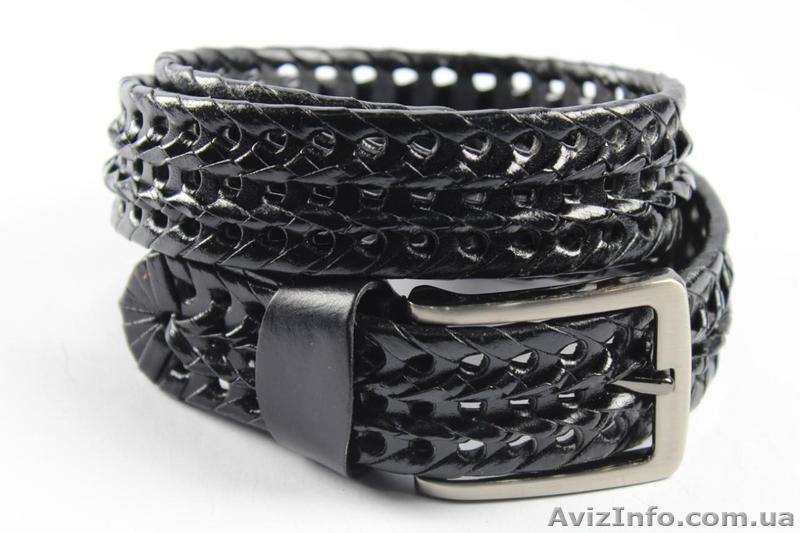 Продам плетёный мужской ремень кожа, оптом - <ro>Изображение</ro><ru>Изображение</ru> #2, <ru>Объявление</ru> #1421470