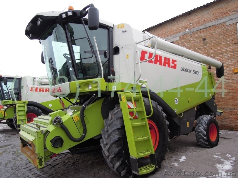 Комбайн зерновий Claas Lexion 550 - <ro>Изображение</ro><ru>Изображение</ru> #1, <ru>Объявление</ru> #1404991