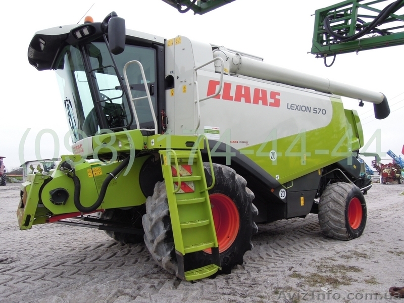 Комбайн зерновий Claas Lexion 570 - <ro>Изображение</ro><ru>Изображение</ru> #1, <ru>Объявление</ru> #1405005