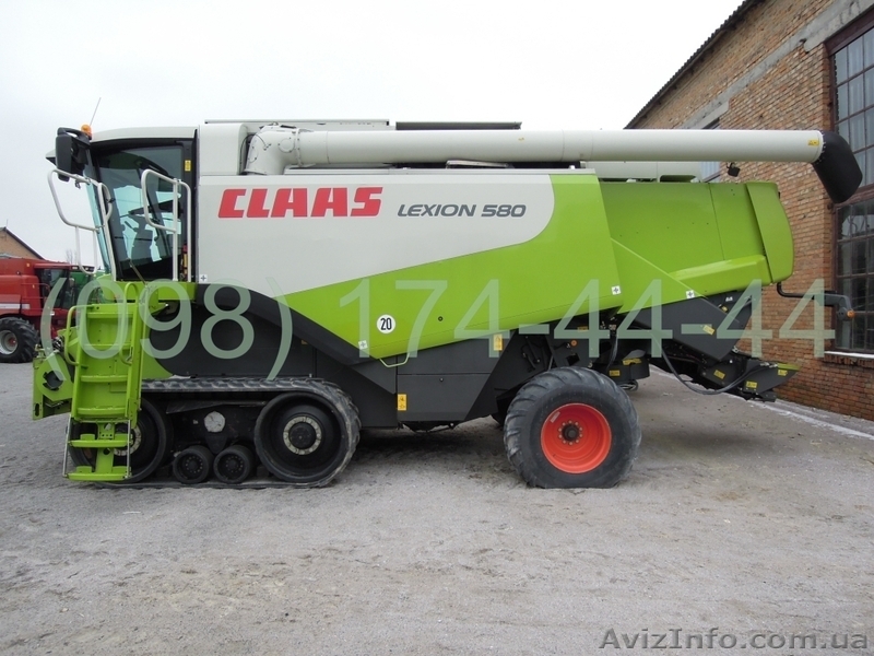 Комбайн зерновий Claas Lexion 580 terra trucks - <ro>Изображение</ro><ru>Изображение</ru> #1, <ru>Объявление</ru> #1405038