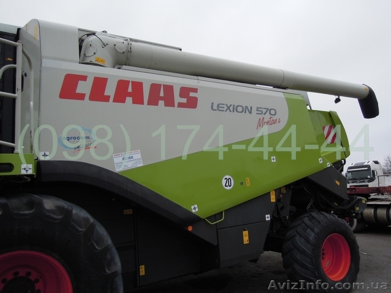Комбайн зерновий Claas Lexion 570 Montana - <ro>Изображение</ro><ru>Изображение</ru> #2, <ru>Объявление</ru> #1405013
