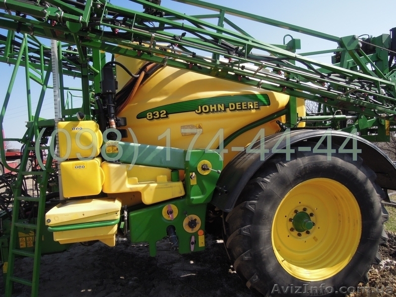 Обприскувач причіпний John Deere 832   - <ro>Изображение</ro><ru>Изображение</ru> #2, <ru>Объявление</ru> #1405270
