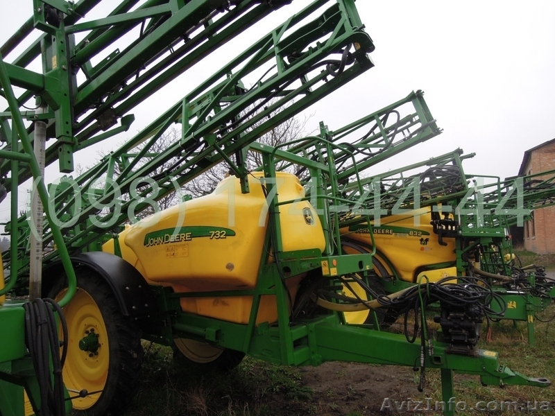 Обприскувач причіпний John Deere 732  - <ro>Изображение</ro><ru>Изображение</ru> #3, <ru>Объявление</ru> #1410007