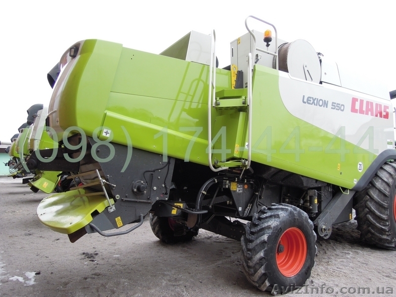 Комбайн зерновий Claas Lexion 550 - <ro>Изображение</ro><ru>Изображение</ru> #4, <ru>Объявление</ru> #1404991