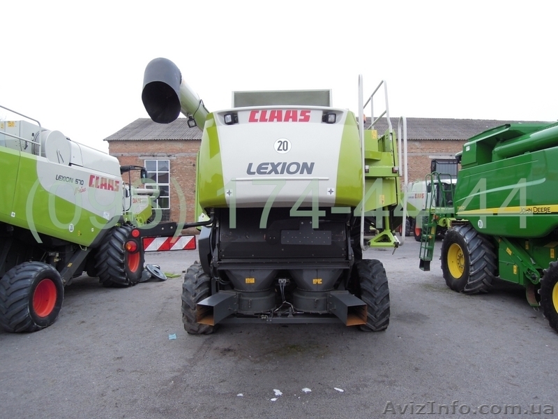 Комбайн зерновий Claas Lexion 580 - <ro>Изображение</ro><ru>Изображение</ru> #9, <ru>Объявление</ru> #1405032