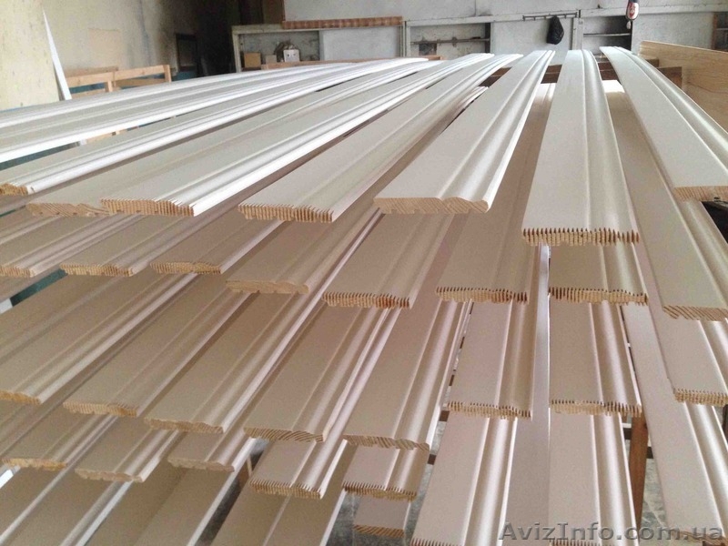  Высокие белые деревянные плинтуса - <ro>Изображение</ro><ru>Изображение</ru> #1, <ru>Объявление</ru> #1449937