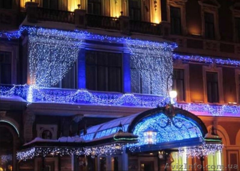 Новогодние украшения для улицы, Уличные гирлянды стринг. - <ro>Изображение</ro><ru>Изображение</ru> #4, <ru>Объявление</ru> #1491293