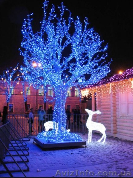 Новогодние украшения для улицы, Уличные гирлянды стринг. - <ro>Изображение</ro><ru>Изображение</ru> #1, <ru>Объявление</ru> #1491293