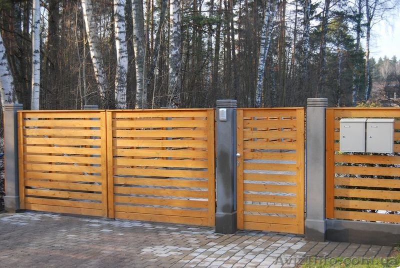 Забор из дерева для дома   - <ro>Изображение</ro><ru>Изображение</ru> #1, <ru>Объявление</ru> #1566465