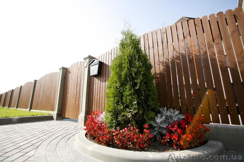 Забор из дерева для дома   - <ro>Изображение</ro><ru>Изображение</ru> #4, <ru>Объявление</ru> #1566465