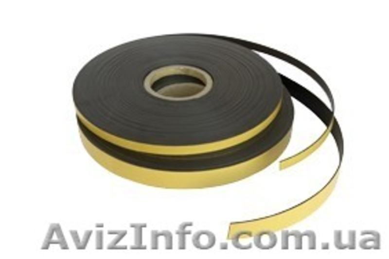 Магнитная виниловая лента с клеевой основой в рулонах 3 мм х13 мм х30 м, 1,5 мм  - <ro>Изображение</ro><ru>Изображение</ru> #1, <ru>Объявление</ru> #1599375