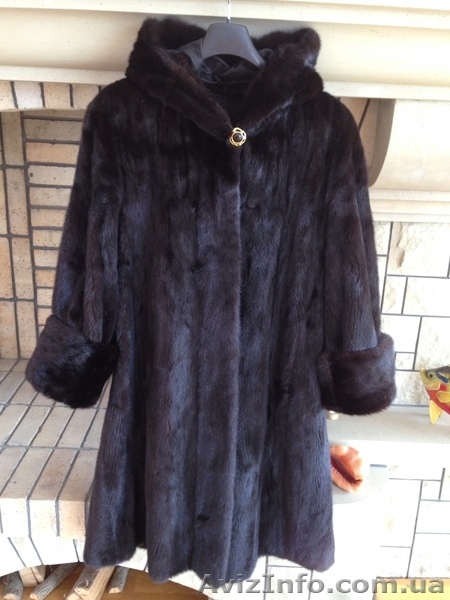 Шуба норкова чорна, довга Італія - <ro>Изображение</ro><ru>Изображение</ru> #1, <ru>Объявление</ru> #1629721
