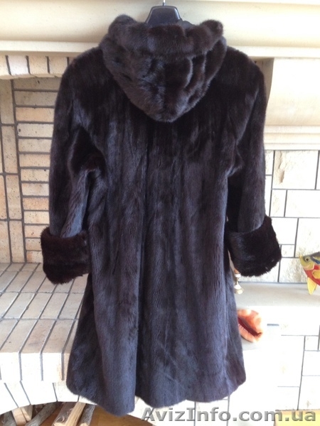 Шуба норкова чорна, довга Італія - <ro>Изображение</ro><ru>Изображение</ru> #2, <ru>Объявление</ru> #1629721