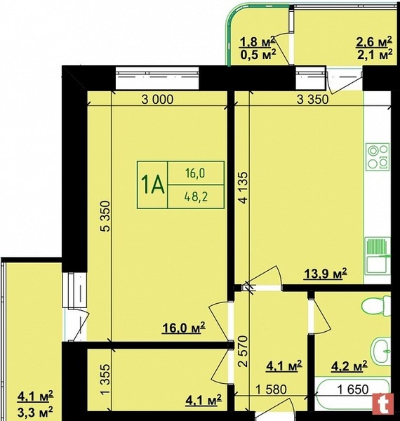 ЖК Учительский - <ro>Изображение</ro><ru>Изображение</ru> #9, <ru>Объявление</ru> #1666162