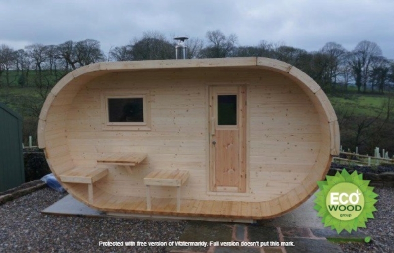 Мобильная баня-бочка овал под ключ 5х2,3 м. от производителя. - <ro>Изображение</ro><ru>Изображение</ru> #1, <ru>Объявление</ru> #1711684