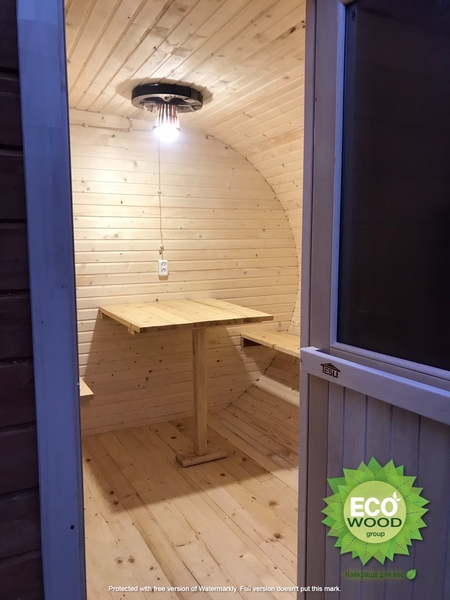 Мобильная баня-бочка овал под ключ 5х2,3 м. от производителя. - <ro>Изображение</ro><ru>Изображение</ru> #3, <ru>Объявление</ru> #1711684