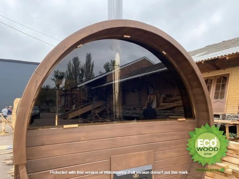 Мобильная баня бочка с панорамным окном под ключ 6х2,3 м. от производителя. - <ro>Изображение</ro><ru>Изображение</ru> #5, <ru>Объявление</ru> #1712029