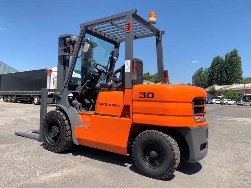 Навантажувач вилковий Mitsubishi на 15 великих нових колесах пневмо, - <ro>Изображение</ro><ru>Изображение</ru> #3, <ru>Объявление</ru> #1751136